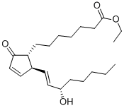 (8Xi,13E)-15-羟基-9-氧代前列腺-10,13-二烯-1-酸乙酯结构式_93464-24-5结构式