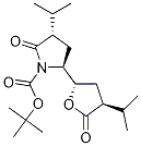 (3S,5S)-3-异丙基-2-氧代-5-[(2S,4S)-四氢-4-异丙基-5-氧代-2-呋喃基]-1-吡咯烷羧酸叔丁酯结构式_934841-17-5结构式