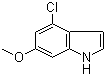 4-氯-6-甲氧基吲哚结构式_93490-31-4结构式