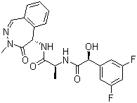 N-[(1s)-2-[[(5s)-4,5-二氢-3-甲基-4-氧代-3H-2,3-苯并二氮杂革-5-基]氨基]-1-甲基-2-氧代乙基]-3,5-二氟-α-羟基-(αs)-苯乙酰胺结构式_935525-13-6结构式