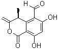 (4S)-3,4-二氢-6,8-二羟基-4-甲基-3-亚甲基-1-氧代-1H-2-苯并吡喃-5-甲醛结构式_935699-58-4结构式