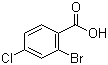 2-溴-4-氯苯甲酸结构式_936-08-3结构式