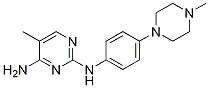5-甲基-N2-[4-(4-甲基-哌嗪-1-基)-苯基]-嘧啶-2,4-二胺结构式_936092-52-3结构式