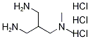 2-(氨基甲基)-N1,N1-二甲基丙烷-1,3-二胺三盐酸盐结构式_936255-80-0结构式