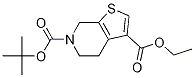 6-N-Boc-4,5,6,7-四氢噻吩并[2,3-c]吡啶-3-甲酸乙酯结构式_936497-88-0结构式