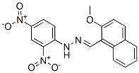 N-[(2-甲氧基萘-1-基)亚甲基氨基]-2,4-二硝基-苯胺结构式_93654-59-2结构式
