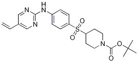 4-((4-((5-乙烯基嘧啶-2-基)氨基)苯基)磺酰基)哌啶-1-羧酸叔丁酯结构式_937012-25-4结构式
