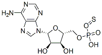 9-[5-O-(二羟基硫代膦酰)呋喃戊糖基]-9H-嘌呤-6-胺锂盐(1:1)结构式_93839-85-1结构式