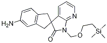 5-氨基-1-((2-(三甲基甲硅烷基)乙氧基)甲基)-1,3-二氢螺[茚-2,3-吡咯并[2,3-b]吡啶]-2(1h)-酮结构式_939384-55-1结构式