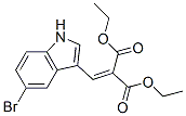 2-(5-溴-1H-吲哚-3-亚甲基)-丙二酸二乙酯结构式_93941-03-8结构式