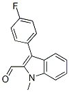 2-Formyl-3-(4-fluorophenyl)-1-N-methylindole Structure,93957-42-7Structure