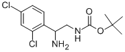 [2-氨基-2-(2,4-二氯-苯基)-乙基]-氨基甲酸叔丁酯盐酸盐结构式_939760-57-3结构式