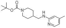 4-[(4-甲基-吡啶-2-基氨基)-甲基]-哌啶-1-羧酸叔丁酯结构式_939986-30-8结构式