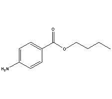 4-氨基苯甲酸丁酯结构式_94-25-7结构式