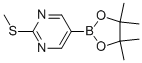2-(甲基硫代)嘧啶-5-硼酸频那醇酯结构式_940284-18-4结构式