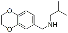 2,3-二氢-n-(2-甲基丙基)-1,4-苯并二噁英-6-甲胺结构式_940364-32-9结构式