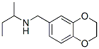 2,3-二氢-n-(1-甲基丙基)-1,4-苯并二噁英-6-甲胺结构式_940364-34-1结构式