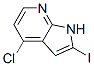 4-氯-2-碘-1H-吡咯[2,3-b]吡啶结构式_940948-29-8结构式