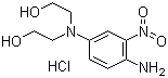 4-氨基-3-硝基苯胺-N,N-二乙醇盐酸盐结构式_94158-13-1结构式