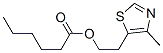 4-甲基-5-噻唑基乙醇己酸酯结构式_94159-32-7结构式