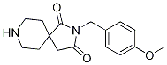 2-[(4-甲氧基苯基)甲基]-2,8-二氮杂螺[4.5]-1,3-癸二酮结构式_941691-23-2结构式