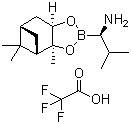 [3As-[2(s*),3aa,4b,6b,7aa]]-六氢-3a,5,5-三甲基-alpha-(1-甲基乙基)-4,6-甲烷-1,3,2-苯并二氧杂戊硼烷-2-甲胺三氟乙酸酯结构式_94242-81-6结构式
