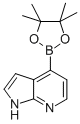 4-(4,4,5,5-四甲基-1,3,2-二噁硼烷-2-基)-1H-吡咯并[2,3-b]吡啶结构式_942919-26-8结构式