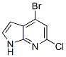 4-溴-6-氯-1H-吡咯并[2,3-b]吡啶结构式_942920-50-5结构式