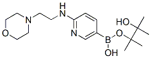 2-(2-吗啉乙氨基)吡啶-5-硼酸频那醇酯结构式_943911-64-6结构式
