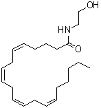 (5Z,8Z,11Z,14Z)-N-(2-羟基乙基)-5,8,11,14-二十碳四烯酰胺结构式_94421-68-8结构式