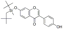 7-{[二甲基(2-甲基-2-丙基)硅烷基]氧基}-3-(4-{[二甲基(2-甲基-2-丙基)硅烷基]氧基}苯基)-4H-苯并吡喃-4-酮结构式_944912-19-0结构式