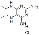 2-氨基-6,7-二甲基-4-羟基-5,6,7,8-四氢伯啶盐酸盐结构式_945-43-7结构式