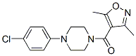 [4-(4-氯苯基)-1-哌嗪](3,5-二甲基-4-异噁唑基)-甲酮结构式_945116-83-6结构式