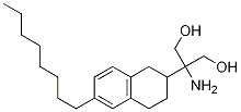 2-氨基-2-(6-辛基-1,2,3,4-四氢萘-2-基)丙烷-1,3-二醇结构式_945632-52-0结构式