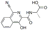 L-alanine, n-[(1-cyano-4-hydroxy-3-isoquinolinyl)carbonyl]- Structure,945739-64-0Structure
