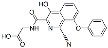 n-[(1-氰基-4-羟基-8-苯氧基-3-异喹啉)羰基]-甘氨酸结构式_945739-71-9结构式