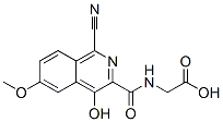 n-[(1-氰基-4-羟基-6-甲氧基-3-异喹啉)羰基]-甘氨酸结构式_945739-73-1结构式