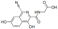 Glycine, n-[(1-cyano-4,7-dihydroxy-3-isoquinolinyl)carbonyl]- Structure,945740-15-8Structure