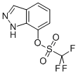 1H-吲唑-7-三氟甲基磺酸结构式_945761-93-3结构式