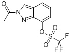 2-乙酰基-2H-吲唑-7-三氟甲磺酰亚胺结构式_945761-97-7结构式