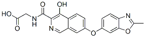 n-[[4-羟基-7-[(2-甲基-6-苯并噁唑基)氧基]-3-异喹啉]羰基]-甘氨酸结构式_947516-56-5结构式
