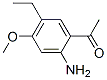1-(2-氨基-5-乙基-4-甲氧基苯基)-乙酮结构式_947691-62-5结构式