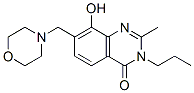 (7ci)-8-羟基-2-甲基-7-(吗啉甲基)-3-丙基-4(3H)-喹唑啉酮结构式_94803-92-6结构式