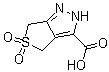 4,6-二氢-2H-噻吩并[3,4-c]吡唑-3-羧酸 5,5-二氧化物结构式_949034-65-5结构式