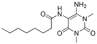  n-(6-氨基-1,2,3,4-四氢-1,3-二甲基-2,4-二氧代-5-嘧啶)-辛酰胺结构式_950515-71-6结构式