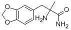 2-氨基-2-甲基-(3-(3,4-亚甲基二氧基苯基))丙酰胺结构式_95080-43-6结构式