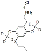 2,5-(二甲氧基-d6)-4-(丙基磺酰基)苯乙胺盐酸盐结构式_951400-19-4结构式