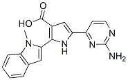  5-(2-氨基-4-嘧啶)-2-(1-甲基-1H-吲哚-2-基)-1H-吡咯-3-羧酸结构式_951784-35-3结构式