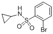 2-溴-N-环丙基苯磺酰胺结构式_951883-93-5结构式