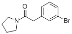 2-(3-溴苯基)-1-(吡咯烷-1-基)乙酮结构式_951884-73-4结构式